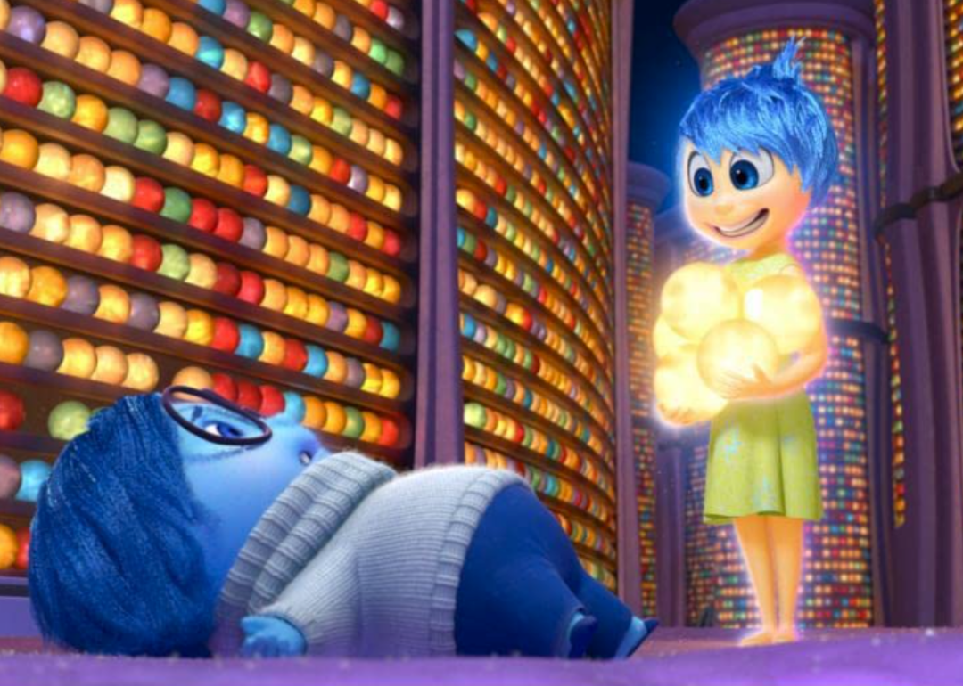 Un cadru ilustrat din Inside Out.